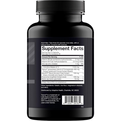 Nugenix Total-T, Free and Total Testosterone Booster Supplement for Men, 90 Count