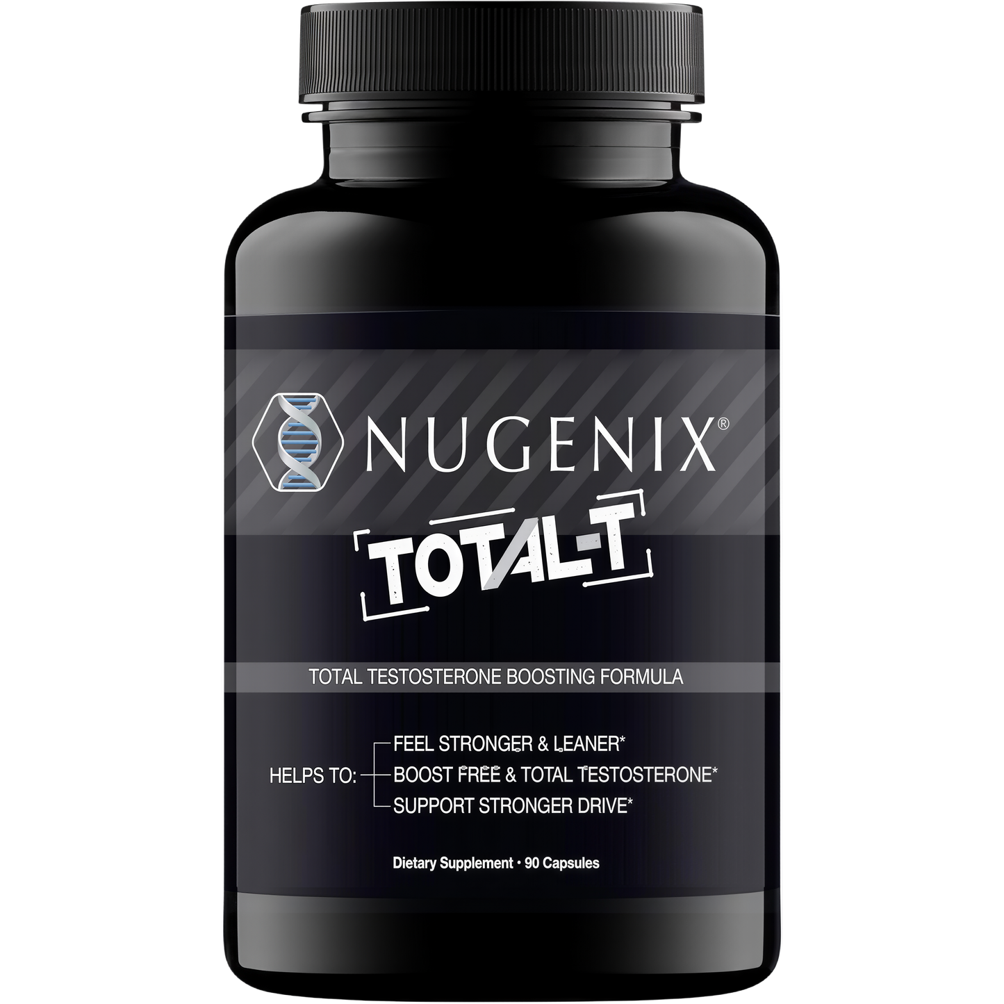 Nugenix Total-T, Free and Total Testosterone Booster Supplement for Men, 90 Count