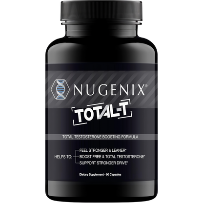 Nugenix Total-T, Free and Total Testosterone Booster Supplement for Men, 90 Count