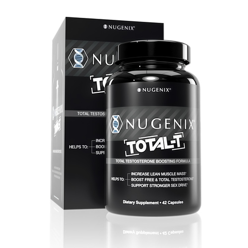 Nugenix Total-T, Free and Total Testosterone Booster Supplement for Men, 90 Count