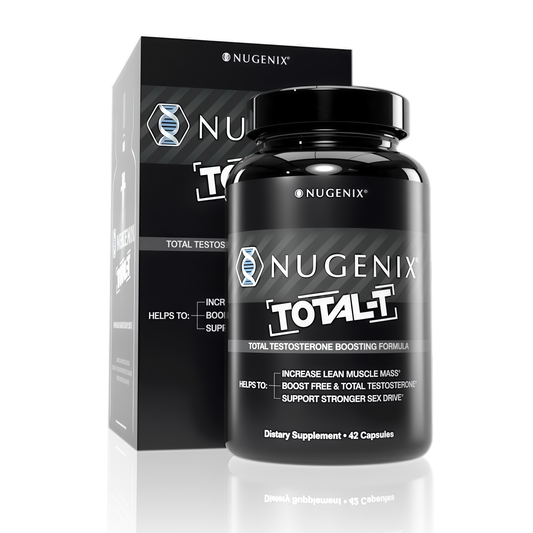 Nugenix Total-T, Free and Total Testosterone Booster Supplement for Men, 90 Count